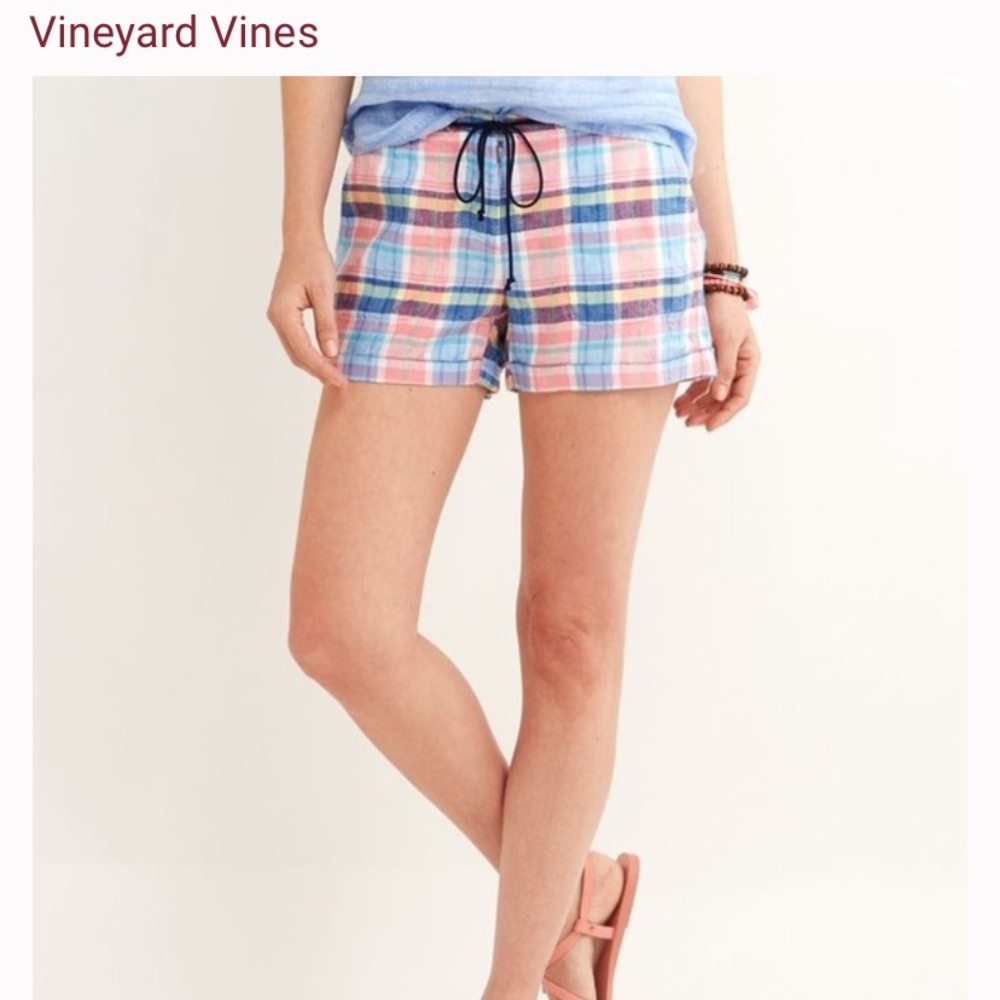 Vineyard Vines “Harbor Madras” shorts size 0